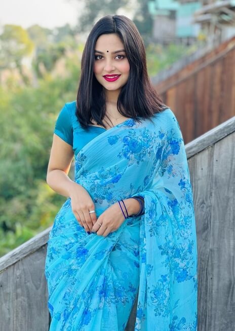 Naznin Nahar Niha Saree Photos