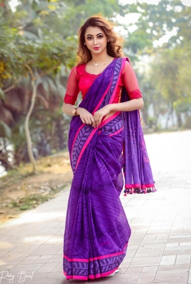 Zahara Mitu Saree Photo 05