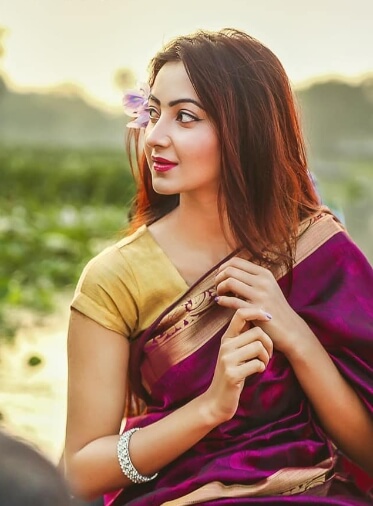 Zahara Mitu Saree Photo 18