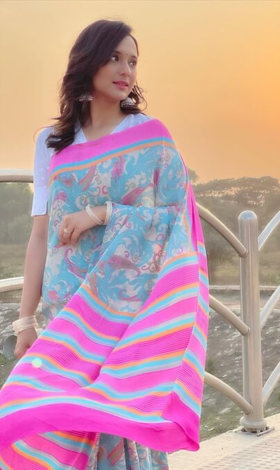 Sabila Nur Saree Pic