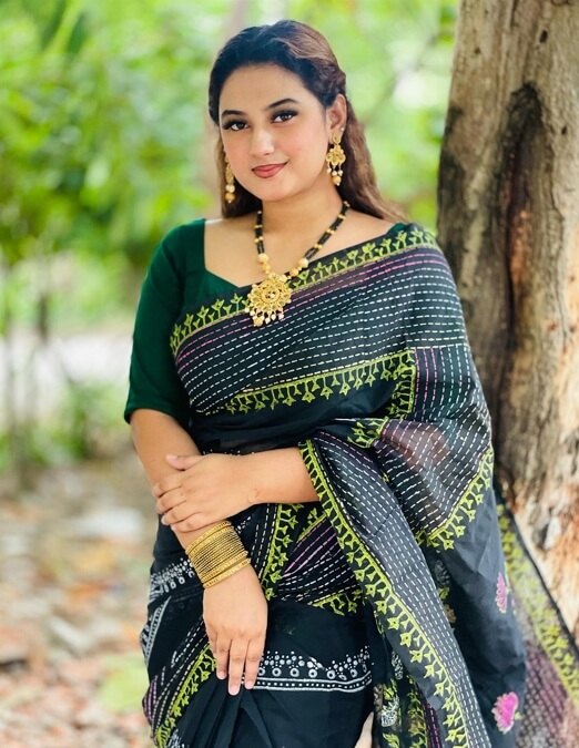 Sanjida Islam Sayma Saree Photo