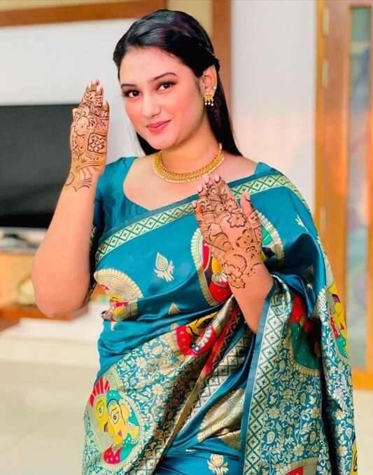 Sanjida Islam Sayma Saree Pic