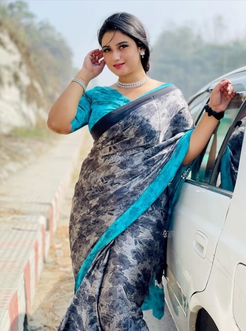 Sanjida Islam Sayma Saree Pics