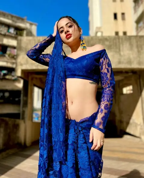 Urfi Javed Blue Dress Photo