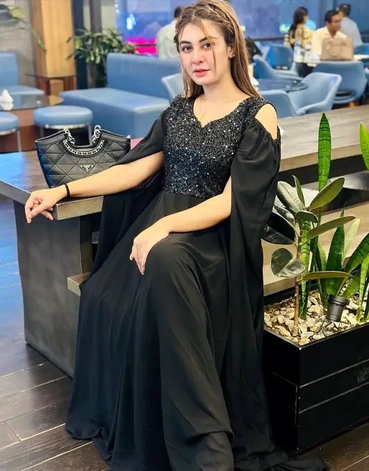 Zeba Jannat Black Dress Photo