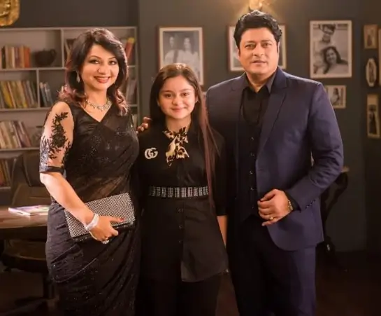 Simrin Lubaba with Ferdous Ahmed and Akhi Alamgir