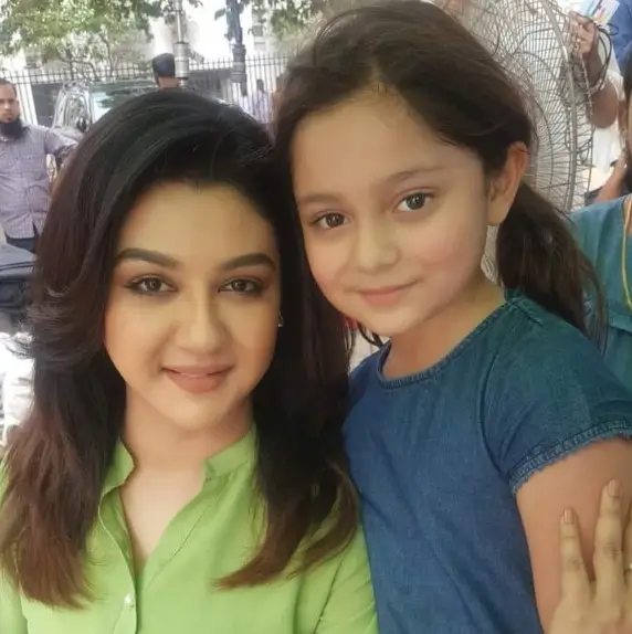 Simrin Lubaba with Jaya Ahsan